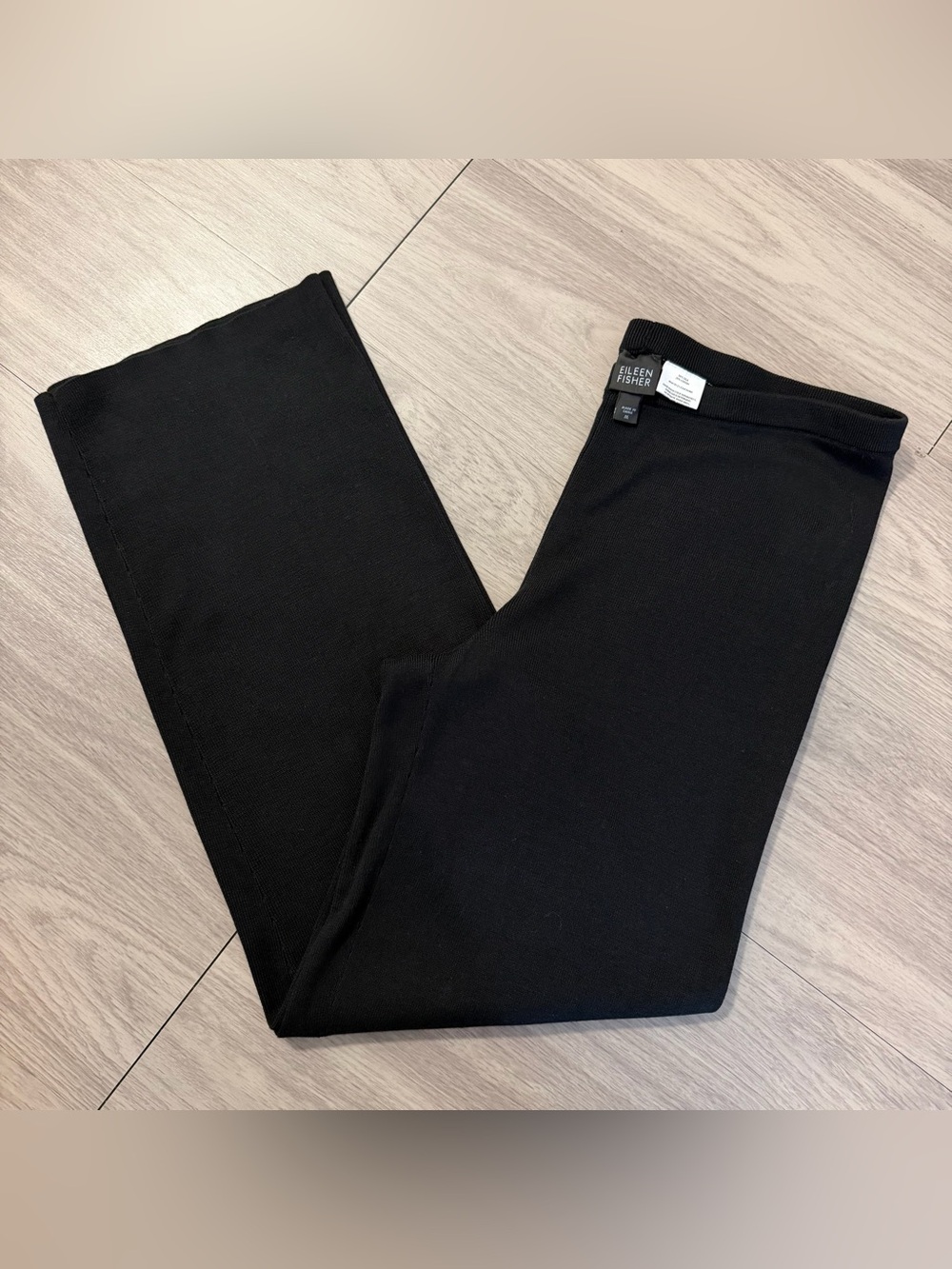 Eileen Fisher Silk Cotton Knit Wide Leg Pants | Women’s Medium